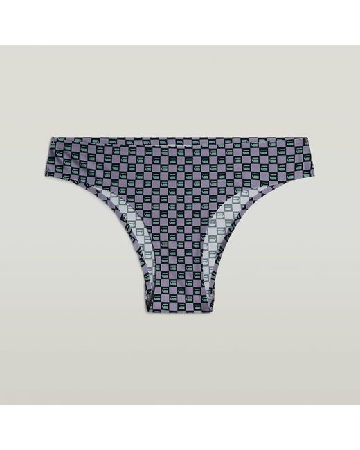 G-Star Blue Hipster No Vpl Brief 3-Pack