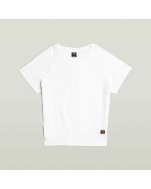 G-Star White Raglan Top