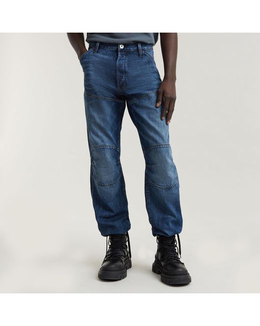 G-Star Blue Elwood 3D Regular Jeans for men