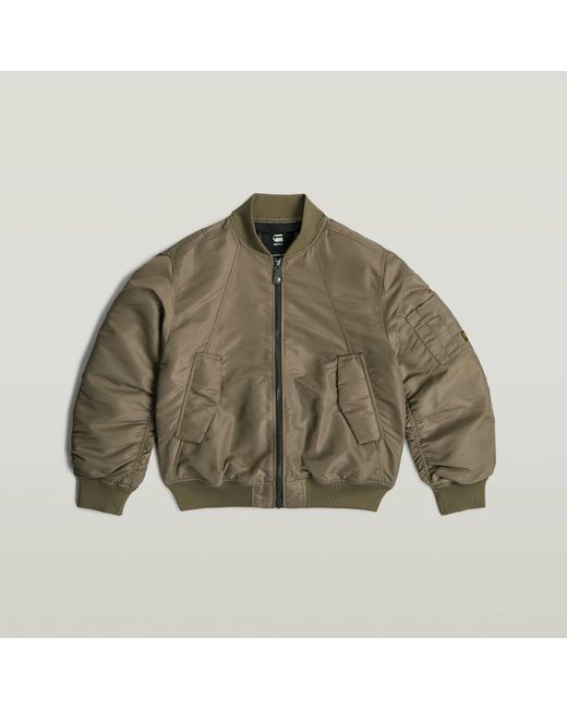 G-Star Padded Bomberjack in het Green