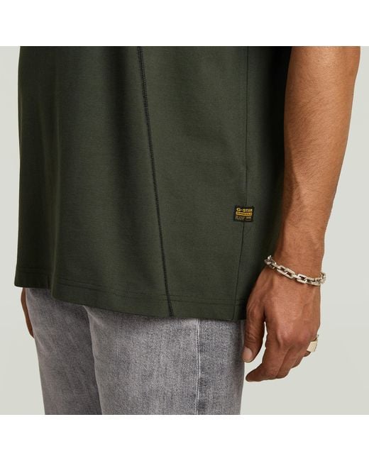 G-Star Green Pocket Boxy T-Shirt for men