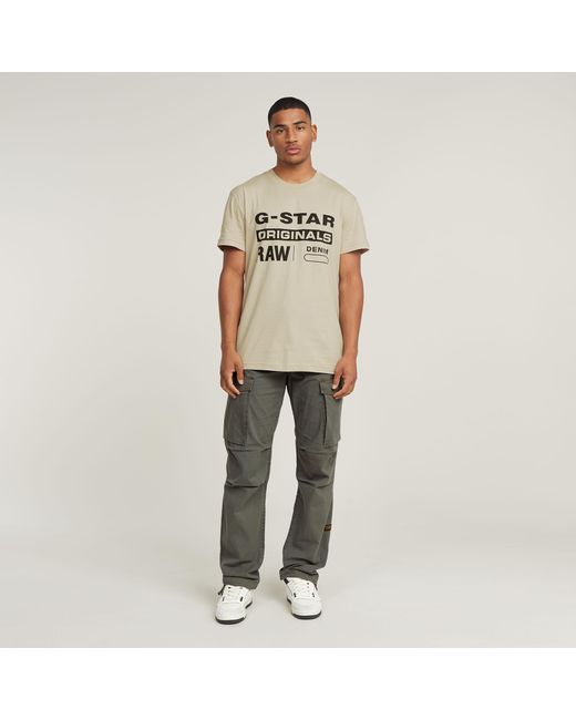 G-Star Core Regular Cargo Broek in het Gray voor heren