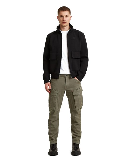 G-Star Black Tech Knit Jacket for men