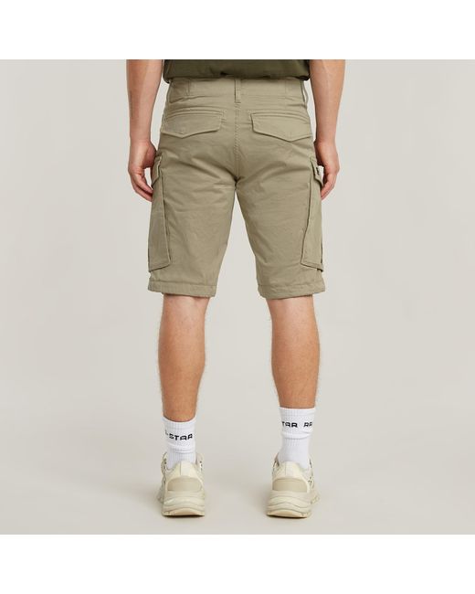 G-Star Rovic Zip Regular Short in het Natural voor heren