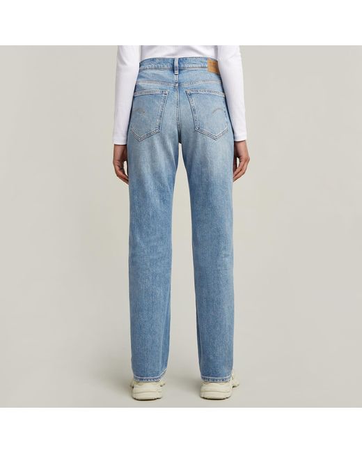 G-Star Blue Viktoria High Straight Jeans