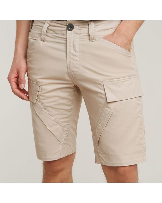 G-Star 3D Regular Cargo Short in het Natural voor heren