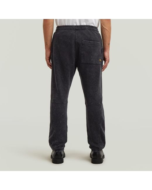G-Star Black Washed 3D Sweatpants for men