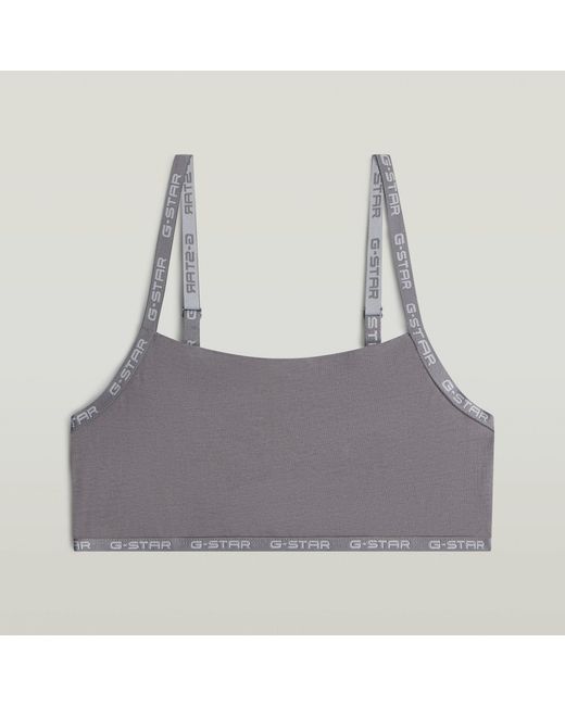 G-Star Strappy Bralette Set Van 2 in het Gray