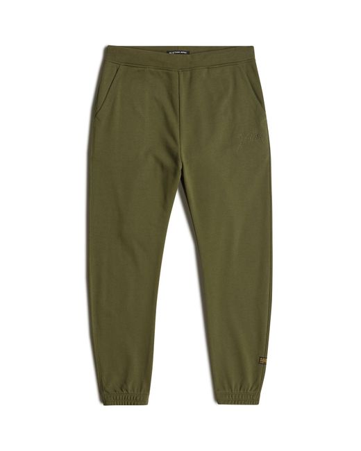 G-Star Green Script Sweatpants for men