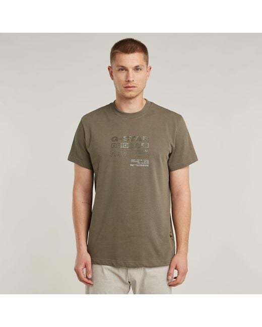 G-Star Men's Green Originals T-Shirt