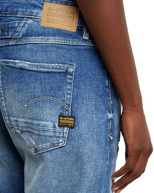 G-Star Blue Kate Boyfriend Cinch Jeans