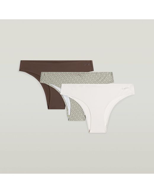 Lot De 3 Culottes Hipster No Vpl G-Star en coloris Multicolor