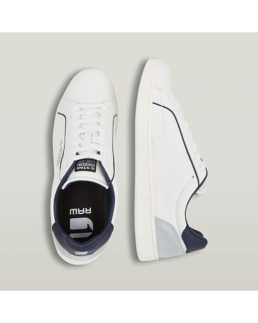 G-Star Cadet Iv Lea Sneakers in het White voor heren
