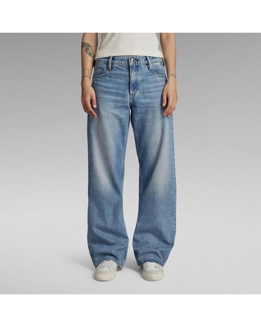 G-Star RAW Judee Low Waist Loose Jeans in het Blue