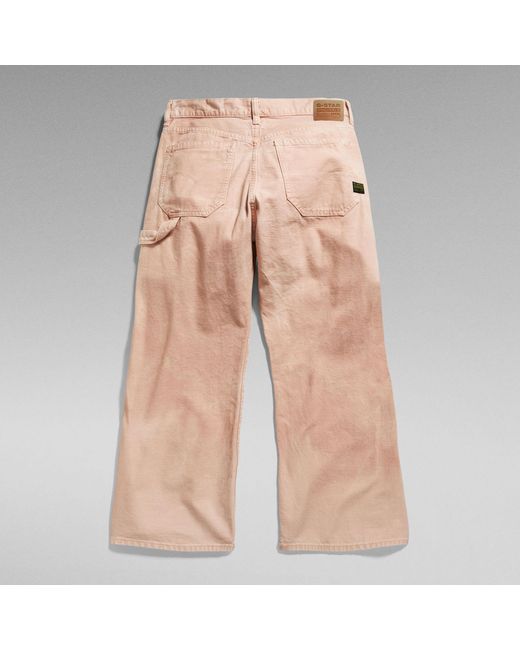 G-Star RAW Bowey 3d Carpenter Loose Jeans in het Natural