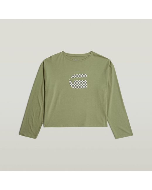 G-Star Green Tee And Short Pajamas Set