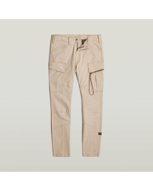 G-Star Natural Zip Pocket 3D Skinny Cargo Pants 2.0 for men