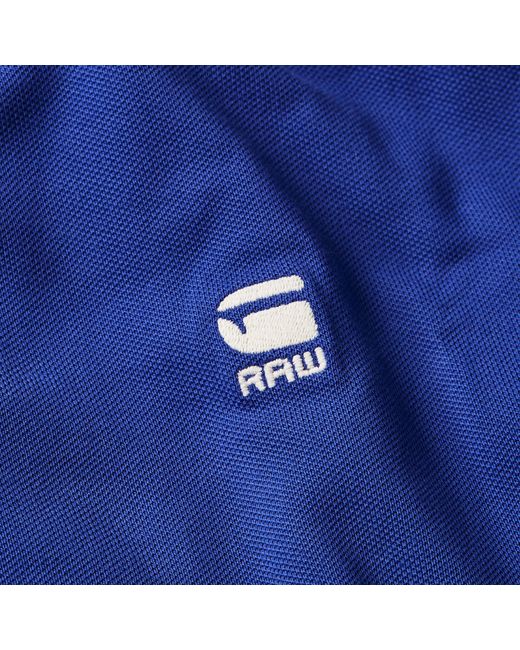 Polo Dunda Slim Stripe G-Star RAW pour homme en coloris Blue