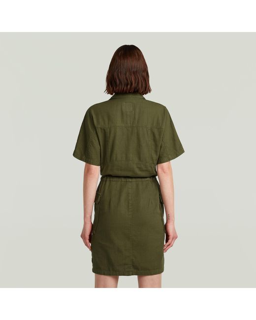 G-Star Soft Utility Jurk in het Green