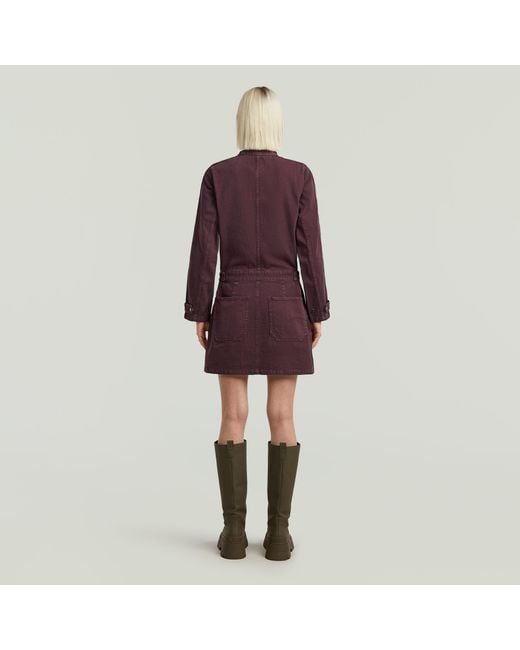 G-Star Red Moto Mini Dress