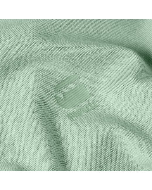 G-Star Green Overdyed Front Seam T-Shirt