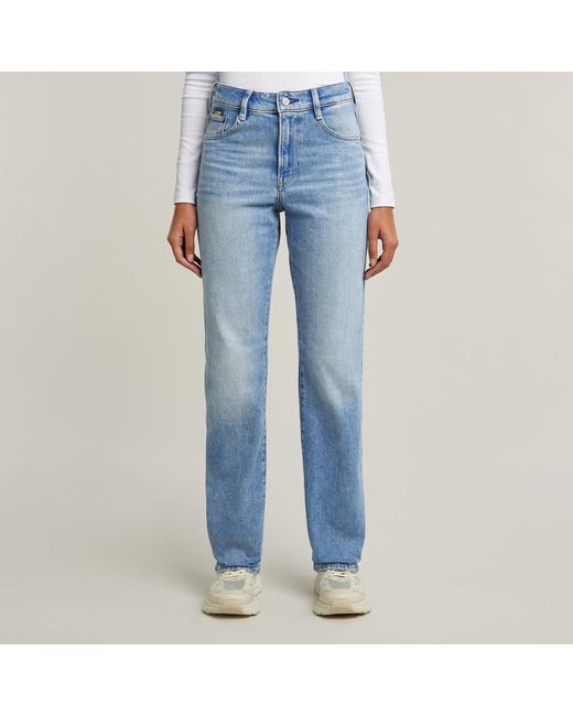 G-Star Blue Viktoria High Straight Jeans