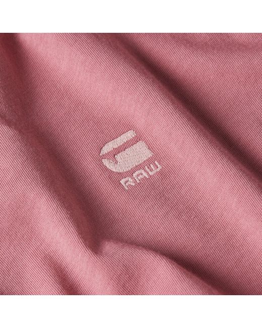 Top Rolled Up Sleeve Boyfriend G-Star RAW en coloris Pink