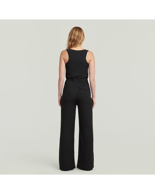 G-Star High Waist Jumpsuit in het Black