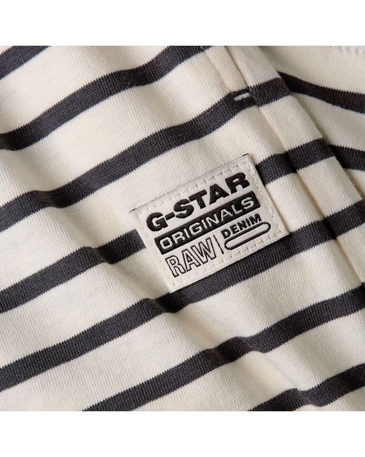 G-Star RAW Striped Loose T-Shirt Kleid in Multicolor für Herren