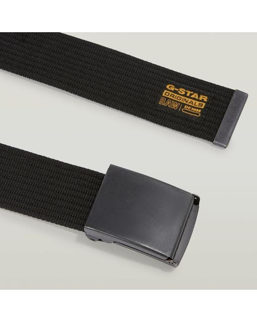 G-Star Black Webbing Belt for men