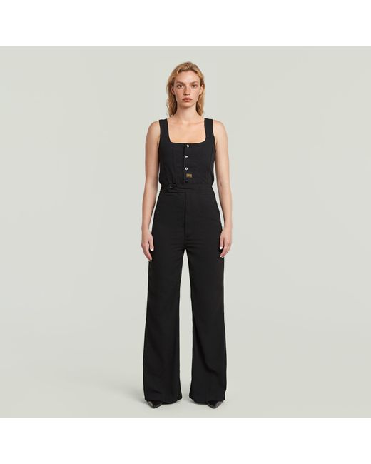G-Star High Waist Jumpsuit in het Black