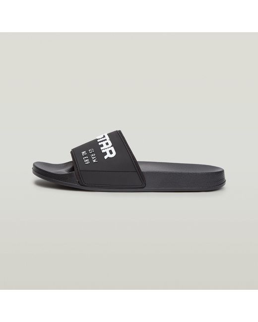 G-Star Cart V Tpu Slippers in het Black voor heren