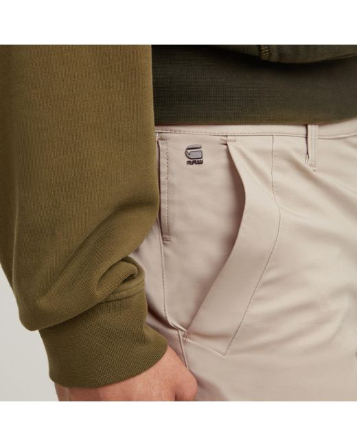 Chino Slim G-Star RAW pour homme en coloris Natural