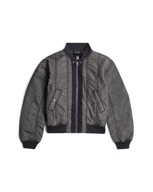 G-Star Gray Bomber Jacket