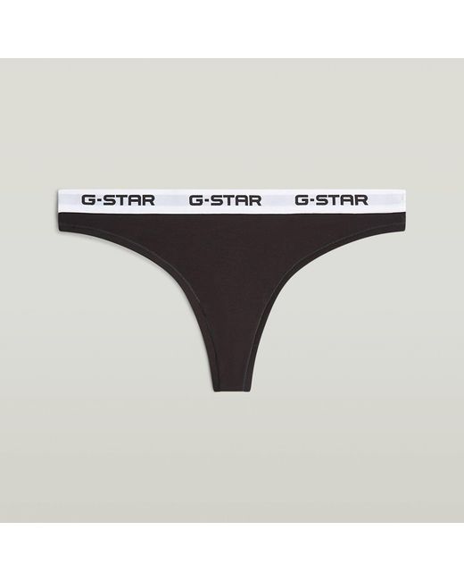 G-Star Black Thong Brief 2-Pack