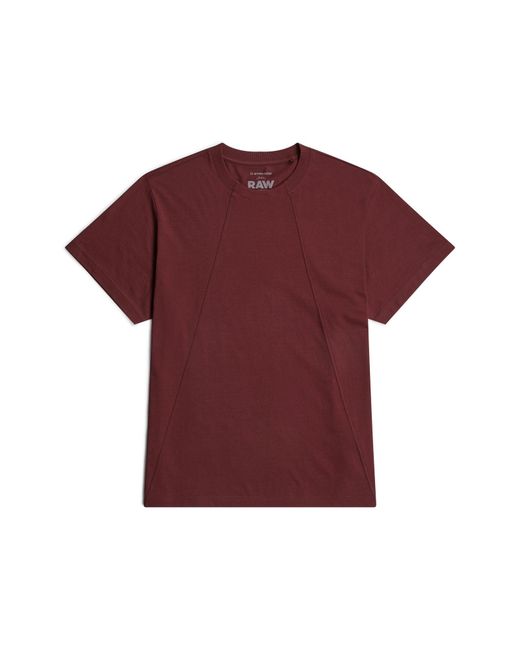G-Star Red A Line Loose T-Shirt for men
