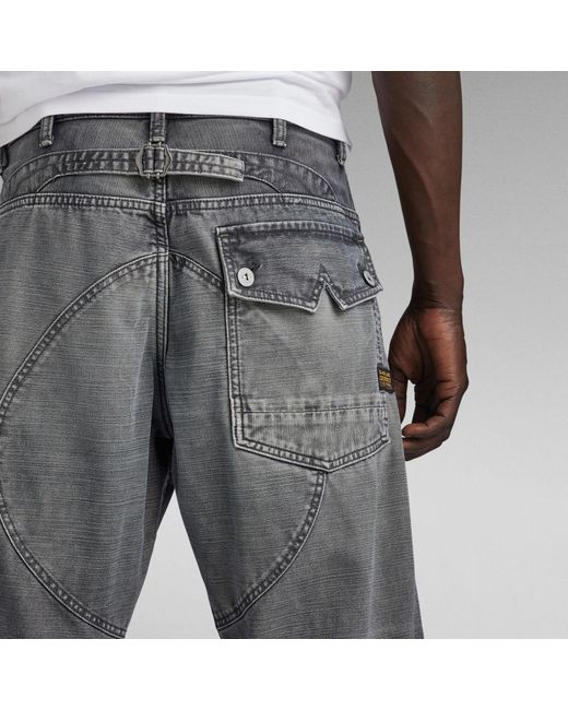 G-Star RAW 5620 G-star Elwood 3d Loose Jeans in het Gray voor heren