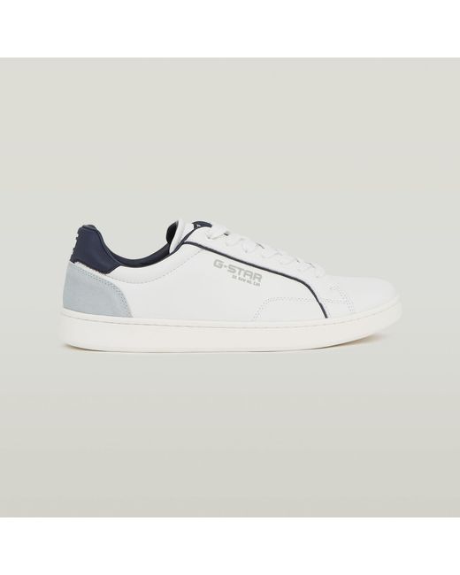G-Star Cadet Iv Lea Sneakers in het White voor heren