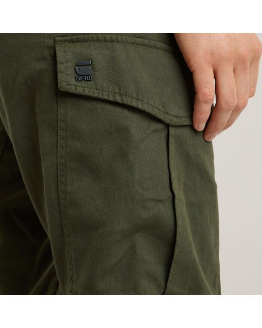 Pantalon Cargo 3D Regular Tapered G-Star RAW pour homme en coloris Green