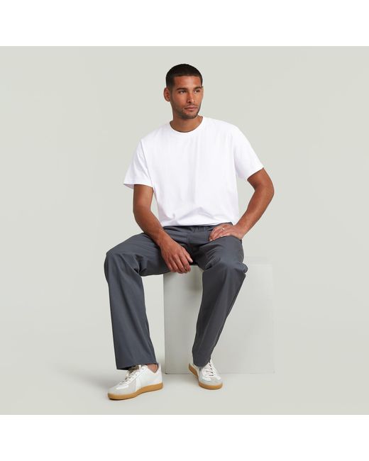 G-Star Blue Relaxed Straight Chino for men