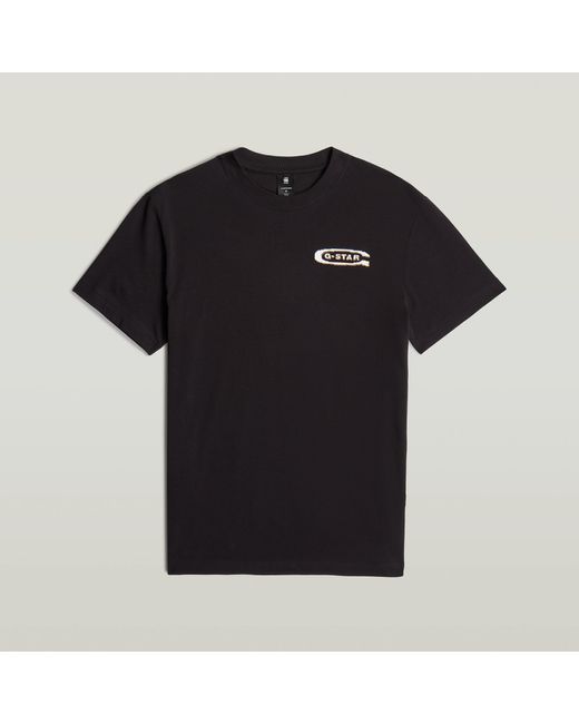 G-Star Black Back Graphic Arch T-Shirt for men