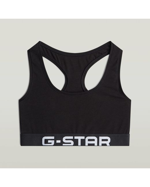 Lot De 2 Bralettes Racerback G-Star en coloris Black