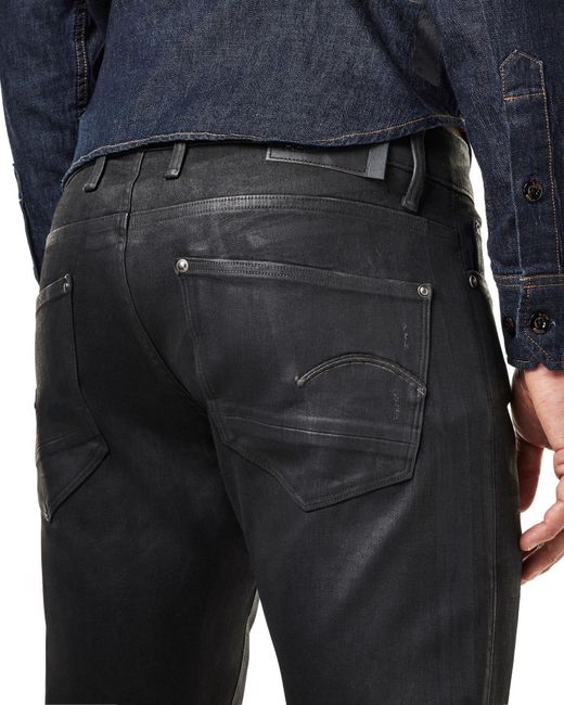 G-Star Black Revend Skinny Jeans for men
