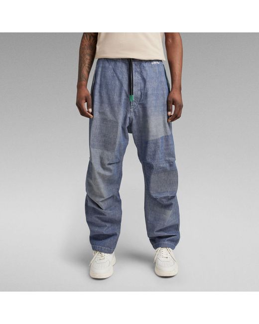G-Star Blue E 3D Drawstring Pants for men