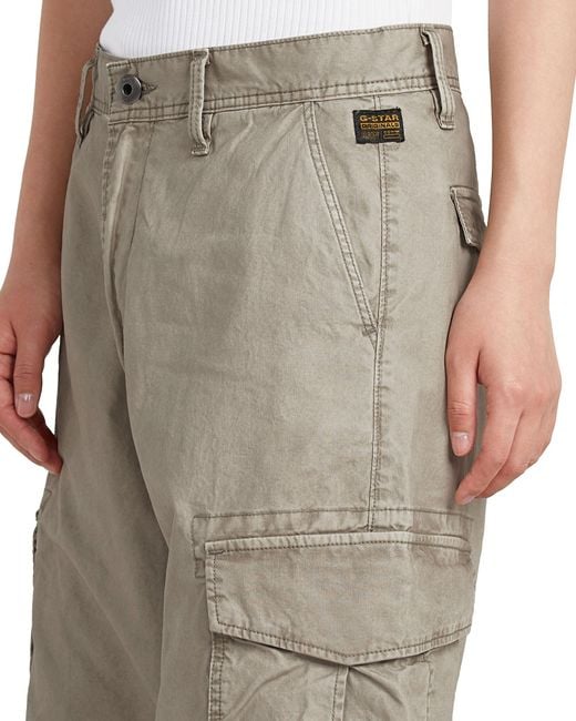 G-Star Gray Cargo 3D Boyfriend Pants