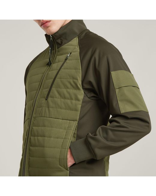 G-Star Green Track Cargo Softshell Jacket for men