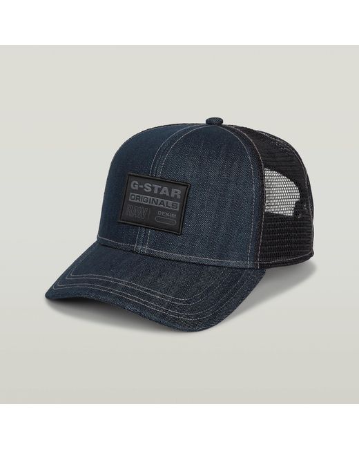 G-Star Blue Baseball Trucker Cap for men