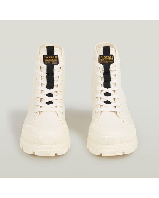 G-Star RAW Aefon Ii Mid Canvas Boots in het Natural