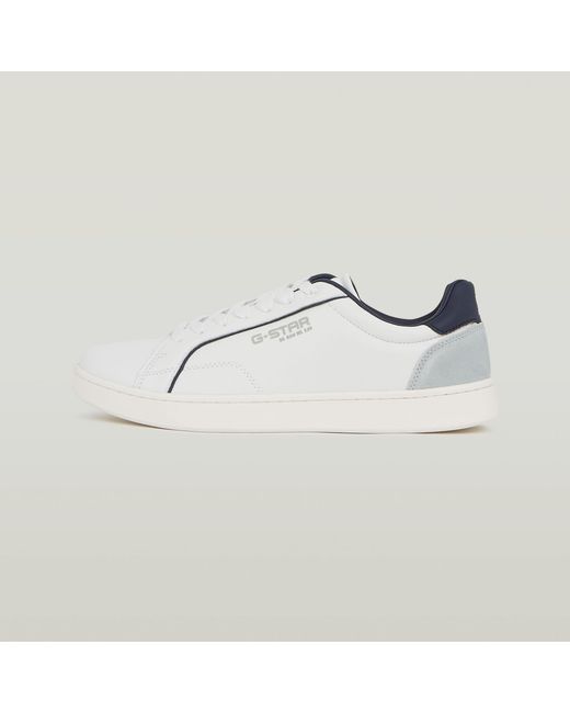 G-Star Cadet Iv Lea Sneakers in het White voor heren