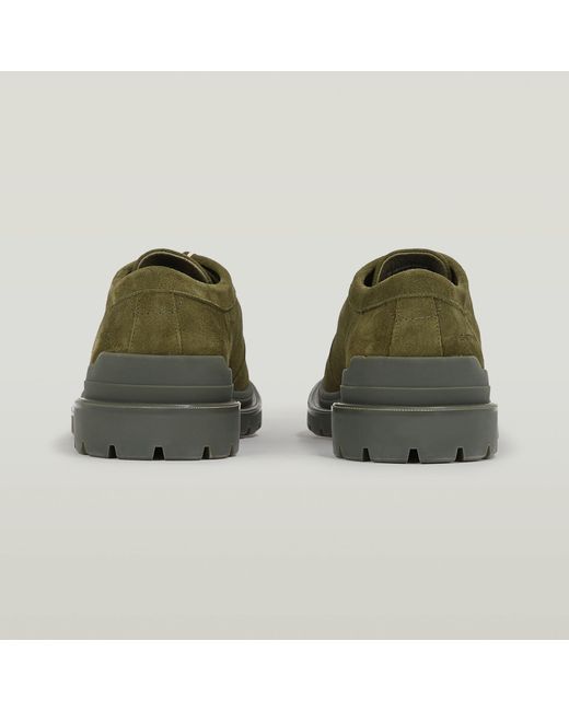 G-Star Blake Wlb Velourlederschuhe in Green für Herren